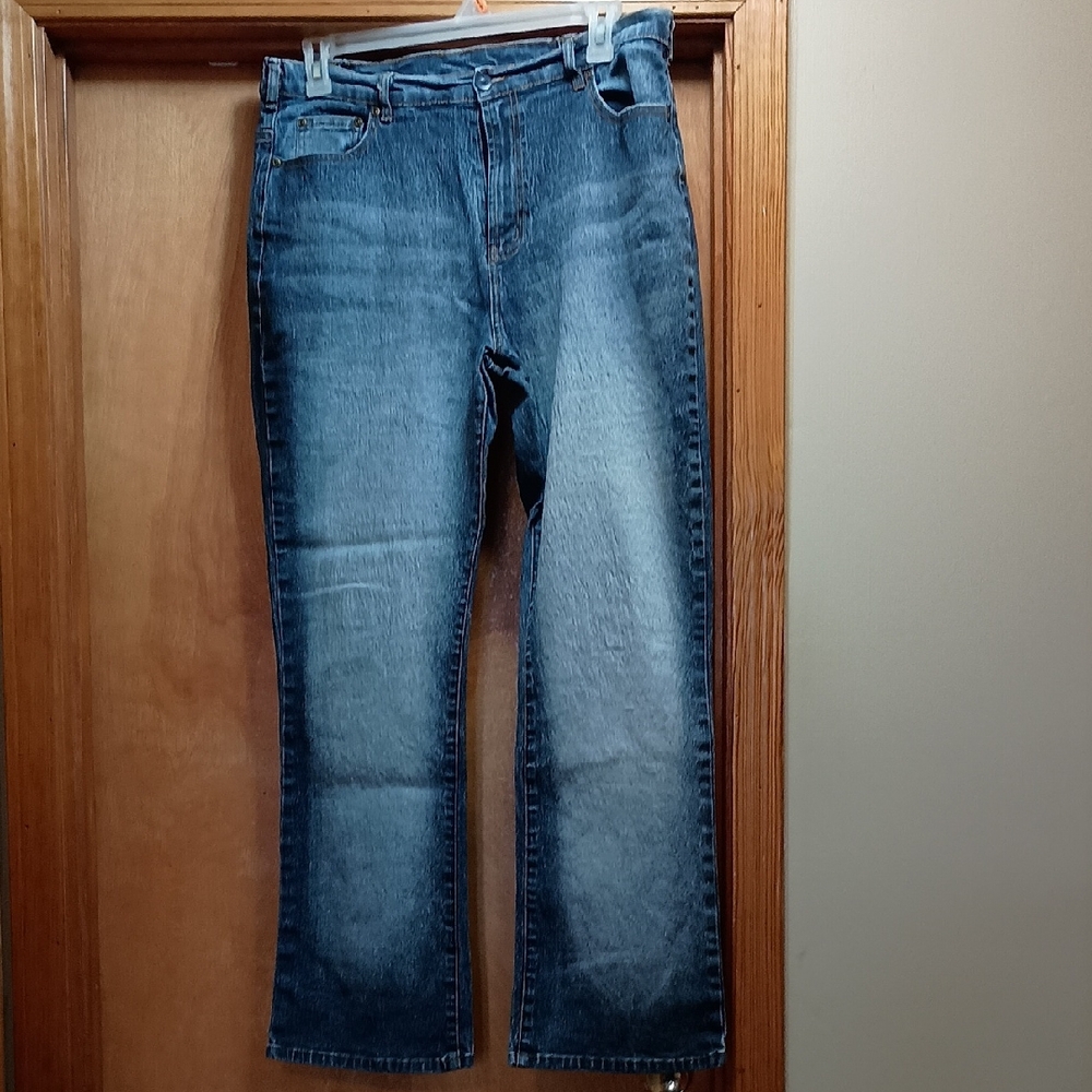 Women's Denim Jeans With Bleached Look